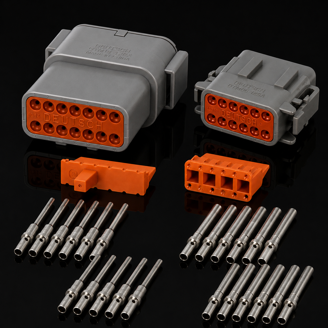 Connecteur Deutsch DTM 7.5A — Étanche & Anti-vibration