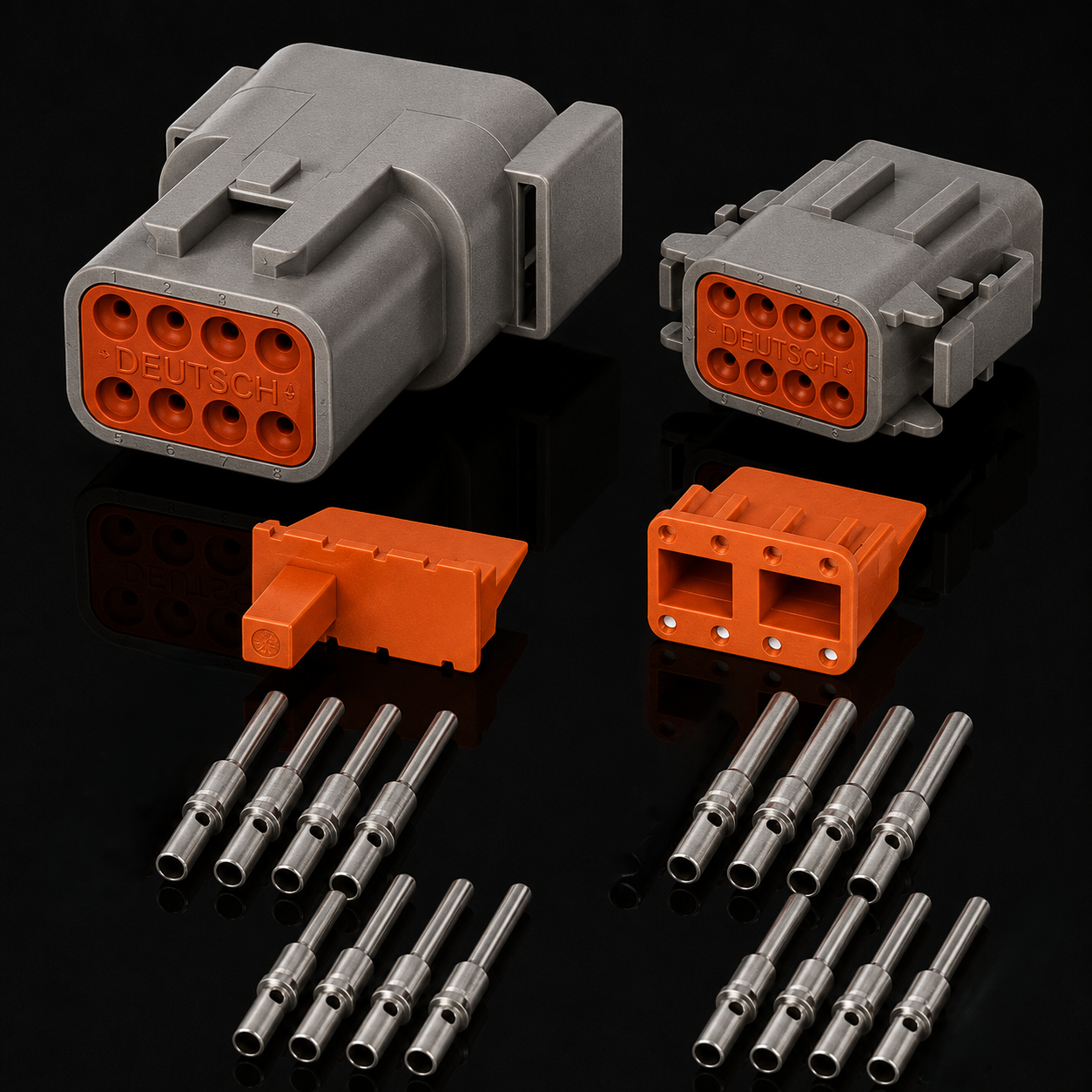 Connecteur Deutsch DTM 7.5A — Étanche & Anti-vibration