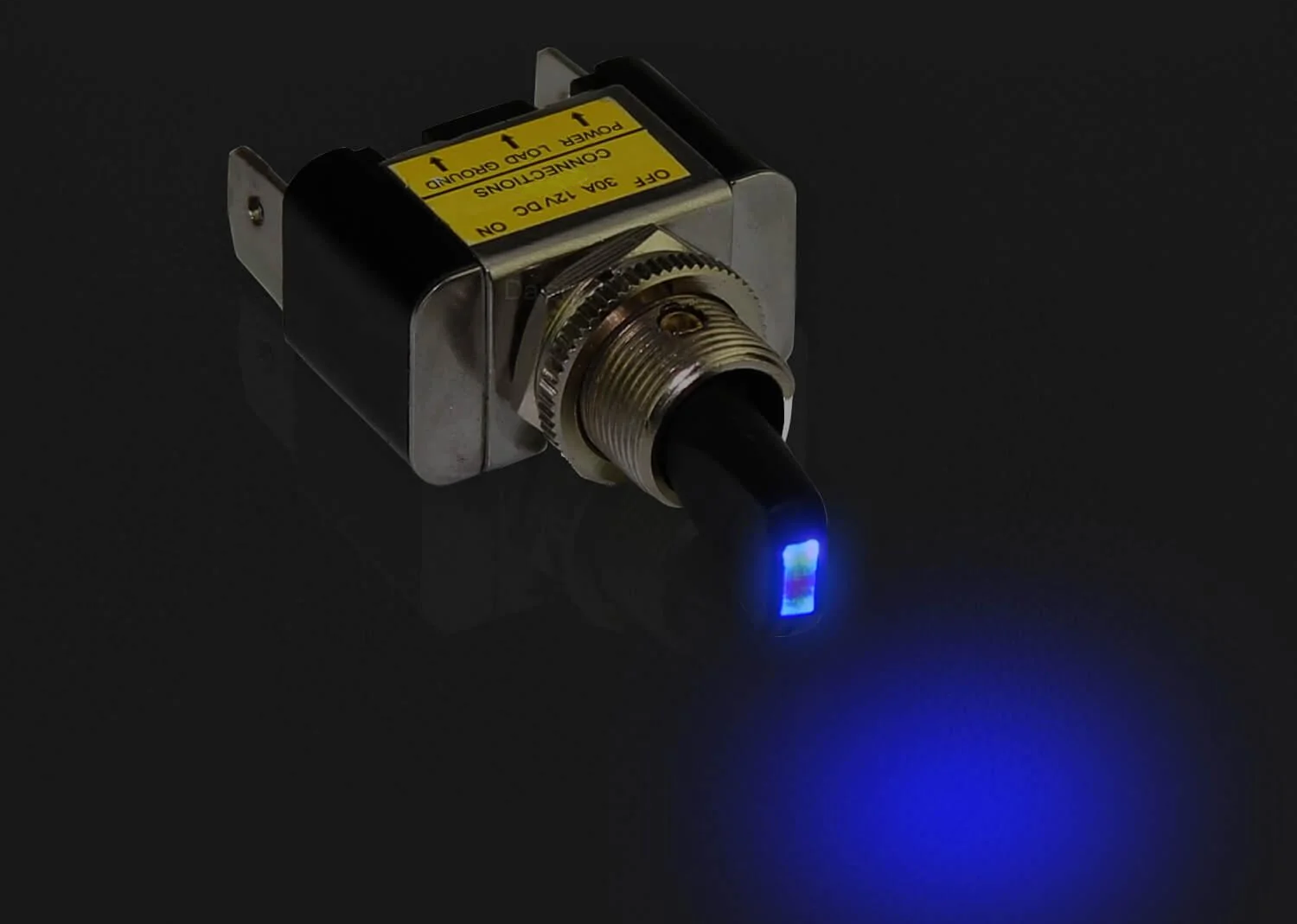Interrupteurs type aviation avec LED