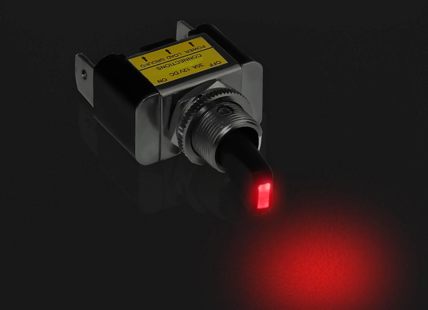 Interrupteurs type aviation avec LED