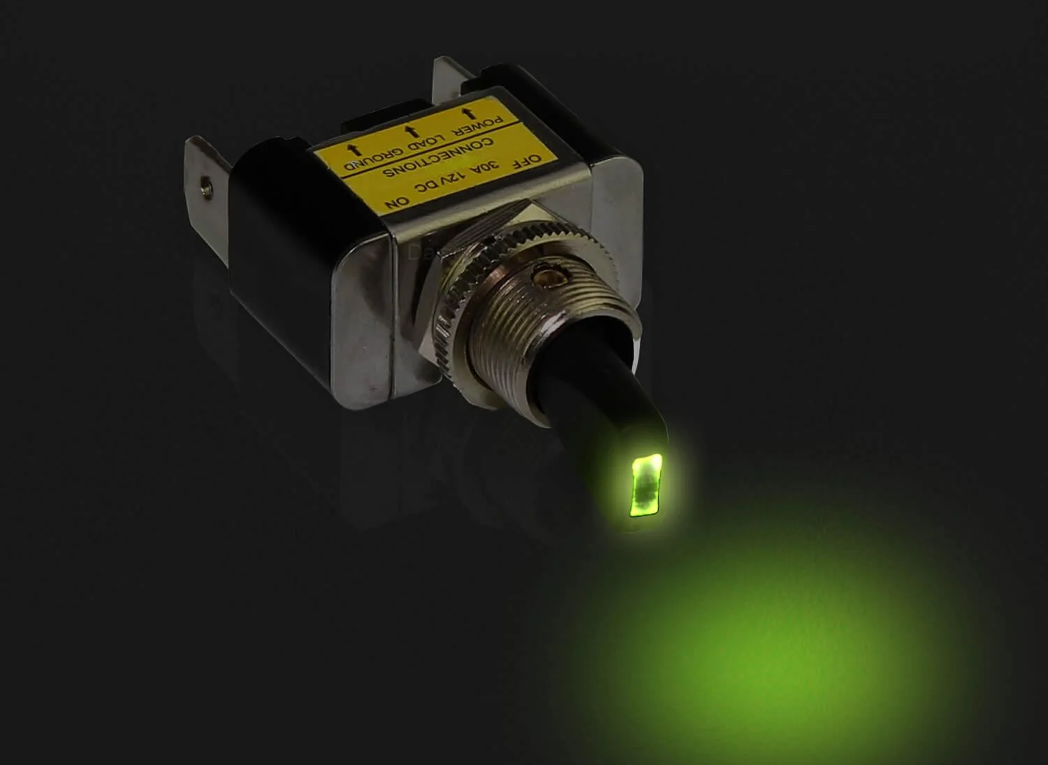 Interrupteurs type aviation avec LED