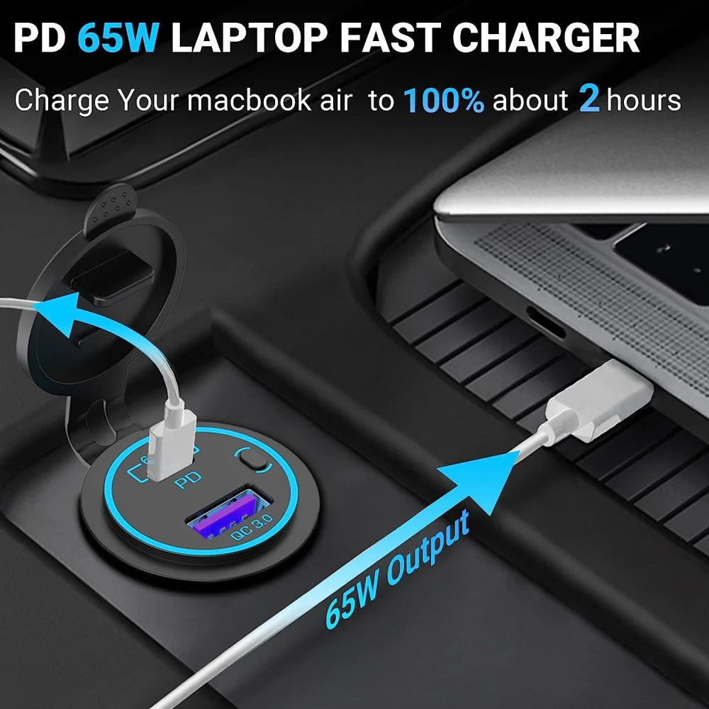 DS2077B Chargeur 12V USB