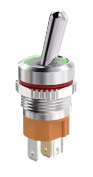 Interrupteur à bascule 18mm 12V/24V IP65