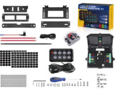 Panneau de commande 8 interrupteurs