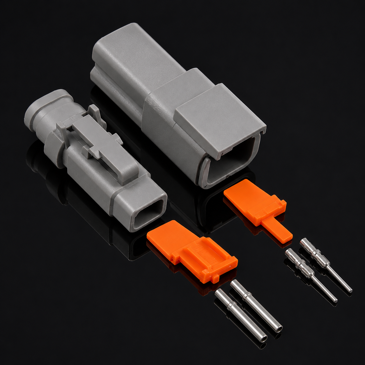 Connecteur Deutsch DTM 7.5A — Étanche & Anti-vibration
