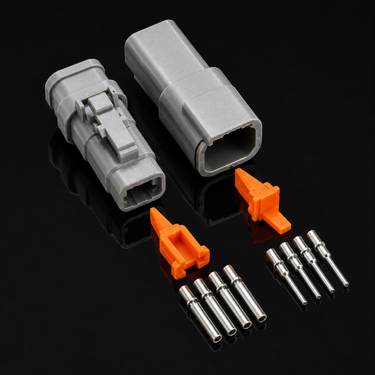 Connecteur Deutsch DTM 7.5A — Étanche & Anti-vibration
